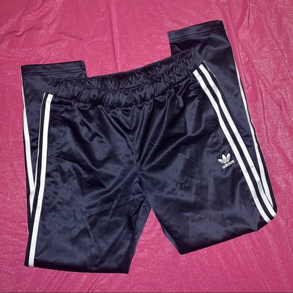 ADIDAS originals Europa navy SATIN TRACK PANTS ADIDAS originals Europa navy SATIN TRACK PANTS